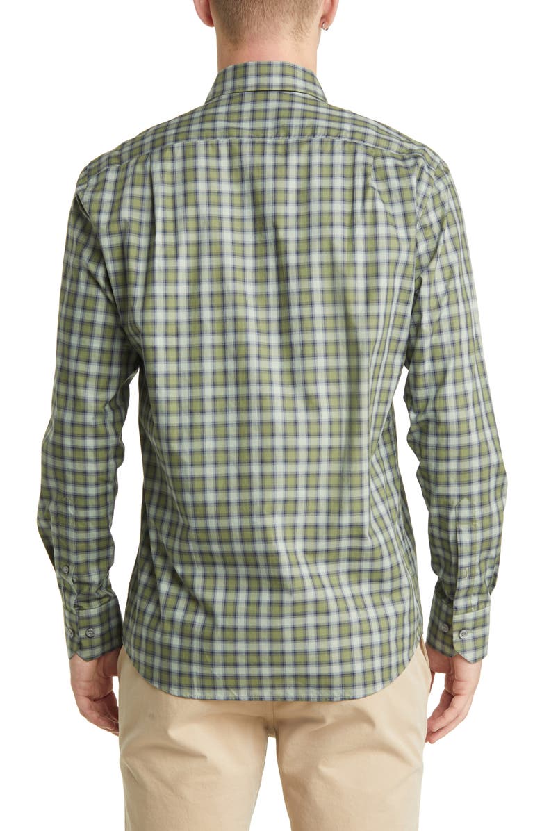Scott Barber Plaid Button-Up Shirt, Alternate, color, 