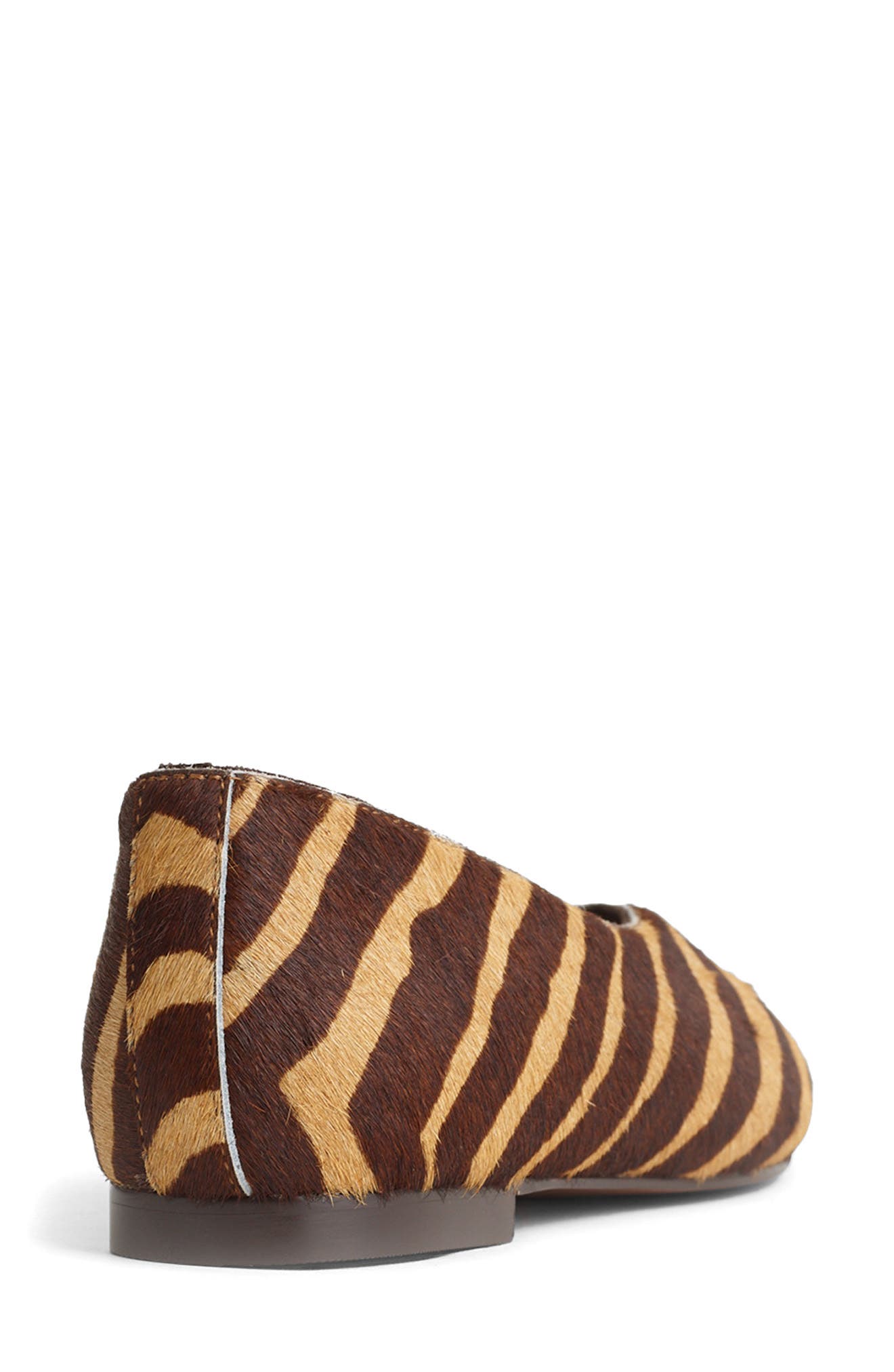 The Mylie Genuine Calf Hair Glove Flat, Alternate, color, LIGHT CHEVRON HAIRCALF MULTI