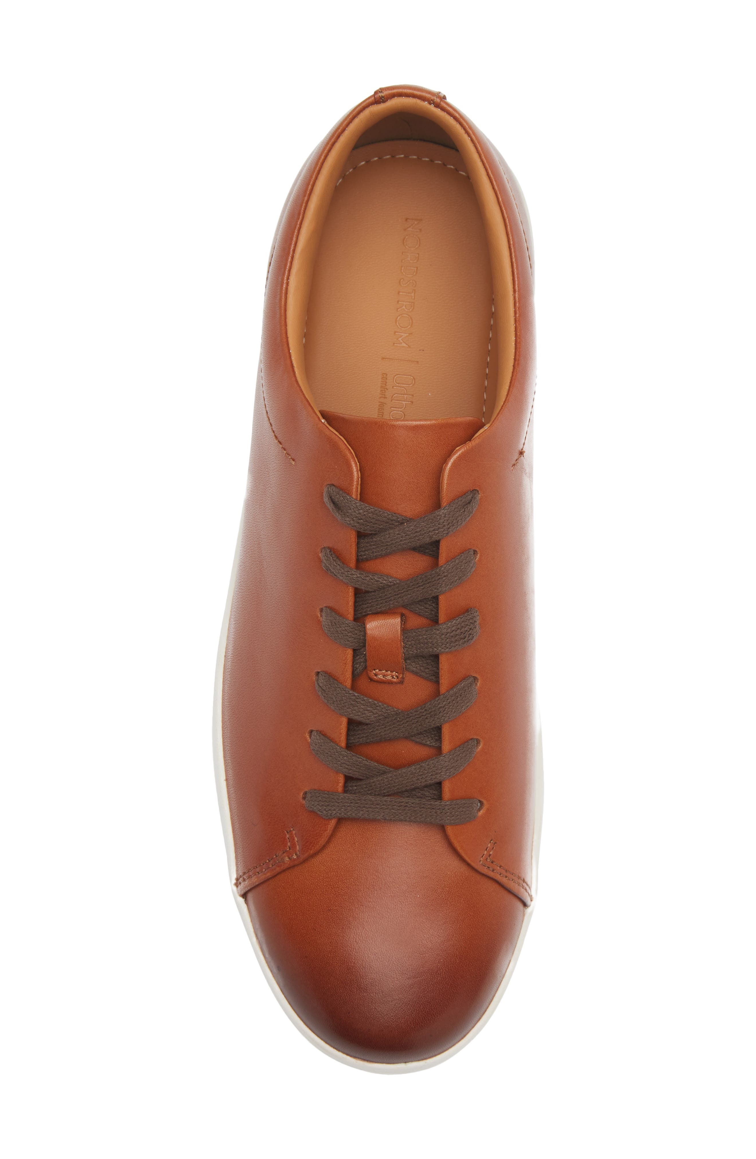Nordstrom Tatum Sneaker, Alternate, color, Brown Saddle