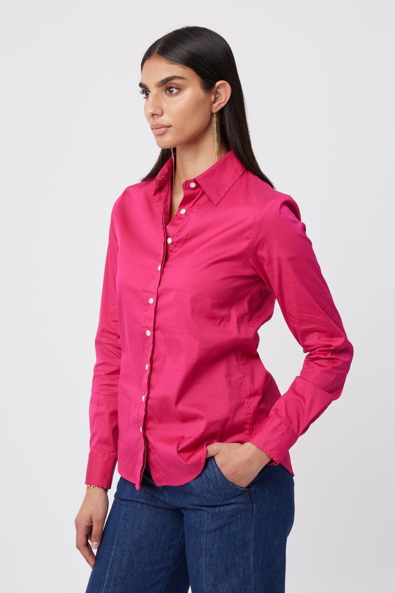 The Icon Shirt, Alternate, color, Fuchsia