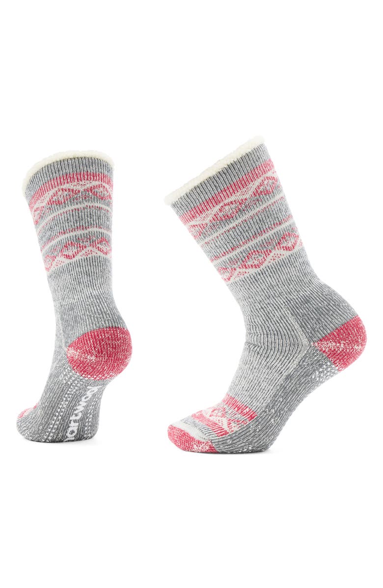 Smartwool Everyday Merino Wool Blend Gripper Crew Socks, Main, color, 