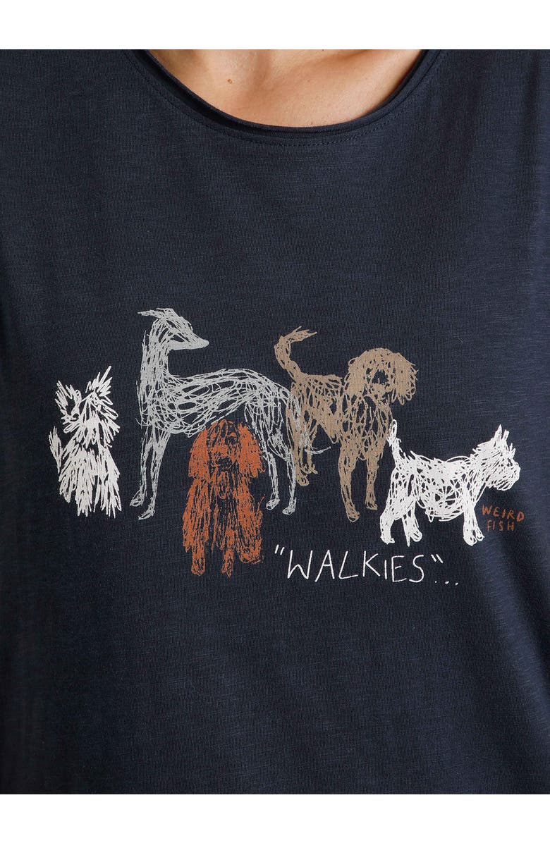 Weird Fish Walkies Slub T-Shirt, Alternate, color, 