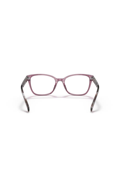 Ralph 53mm Rectangle Optical Glasses In Pink