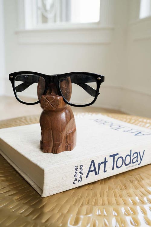 Matr Boomie Cat Eyeglass Holder Stand In Brown