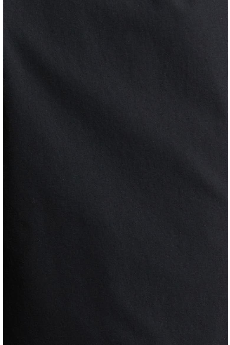 The Bungalow Water Repellent Swim Trunks, Alternate, color, BLACK