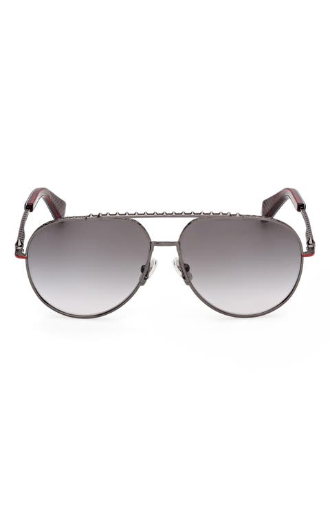 61mm Pilot Sunglasses
