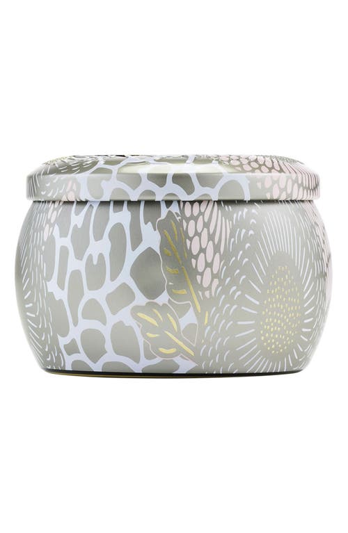 Voluspa Tahitian Coconut Vanilla Mini Tin Candle In Green