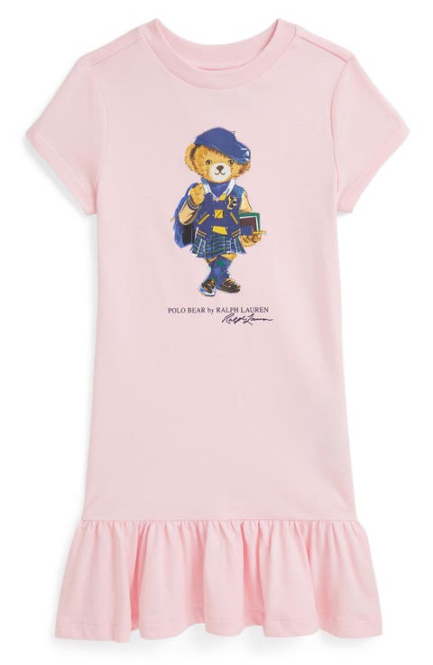 Kids' Logo Graphic Cotton Jersey Dress (Toddler & Little Kid)