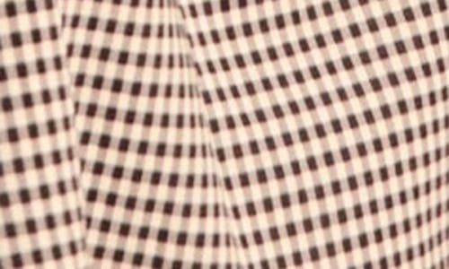 Reformation Kira Check Print Midi Dress