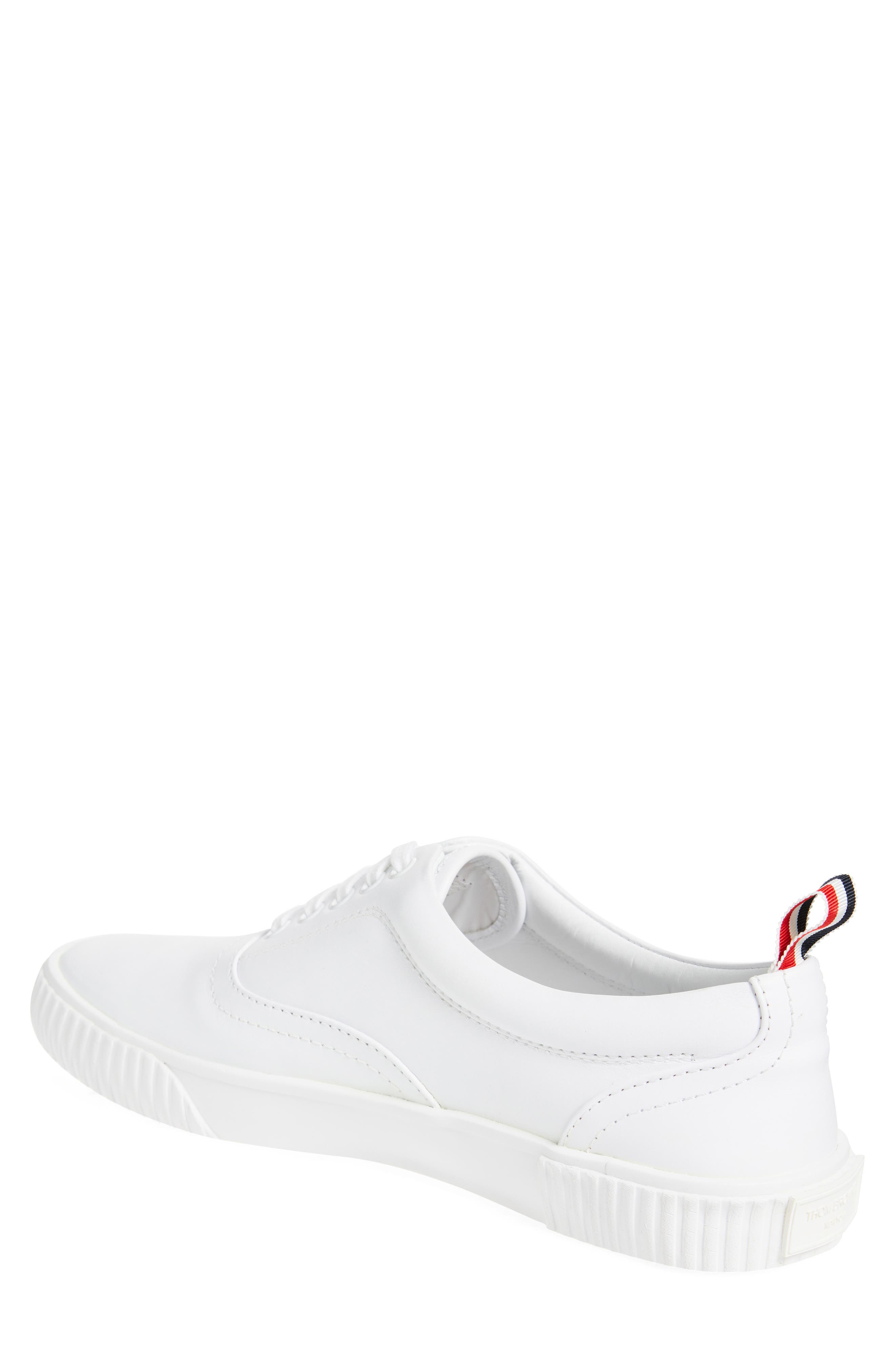 Thom Browne Heritage Low Top Sneaker, Alternate, color, White