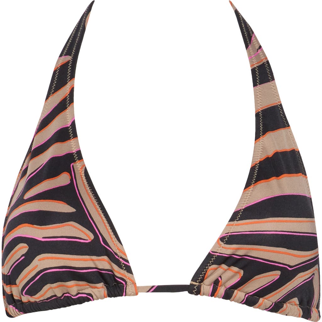 SANCTUARY SANCTUARY HALTER TRIANGLE BIKINI TOP