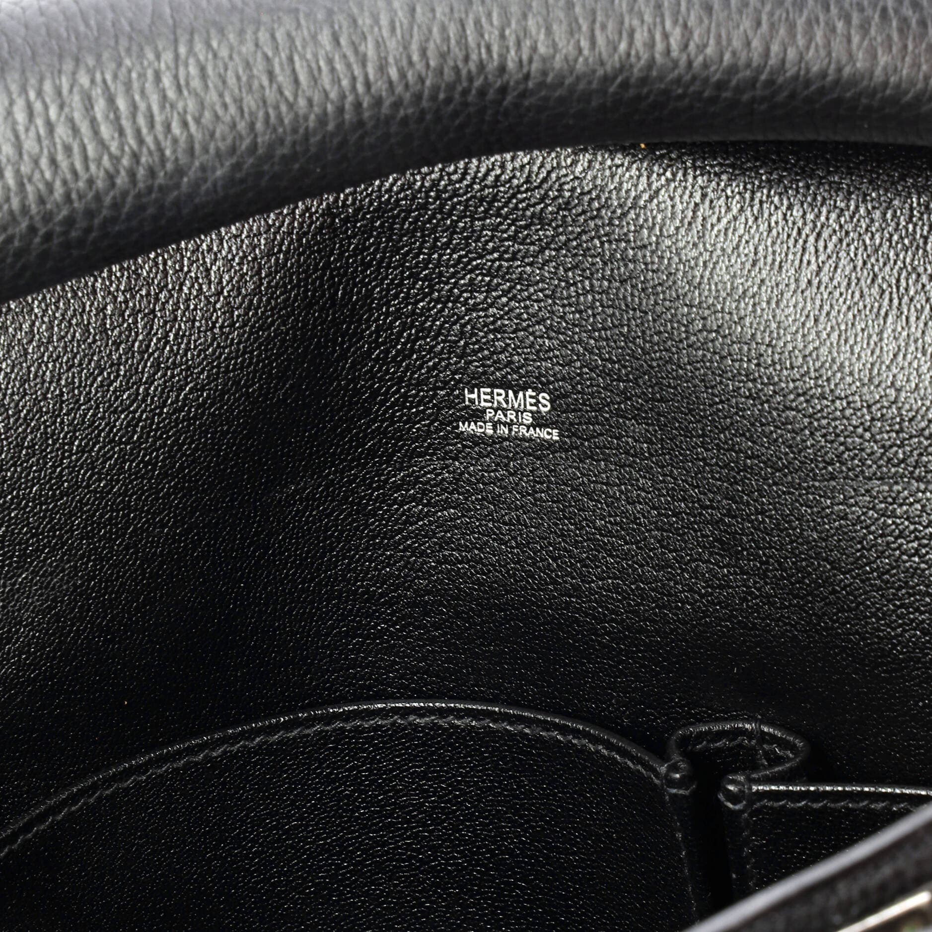 Pre-Owned Hermes Jypsiere Bag Clemence 28, Alternate, color, Noir