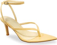 CHASE AND CHLOE Strappy Post Toe Sandal