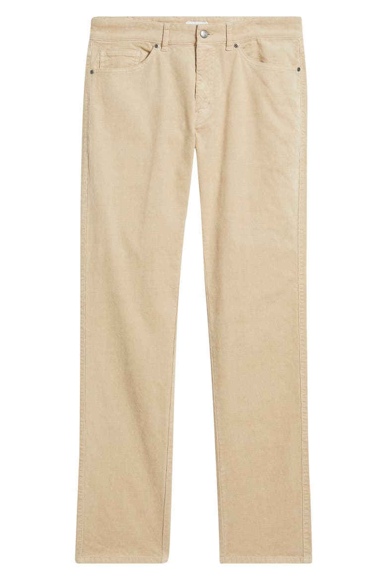 Superior Soft Corduroy 5-Pocket Pants, Alternate, color, STONE