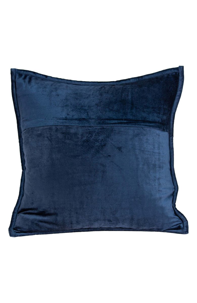 PARKLAND COLLECTION Balam Solid Throw Pillow, Alternate, color, Navy Blue