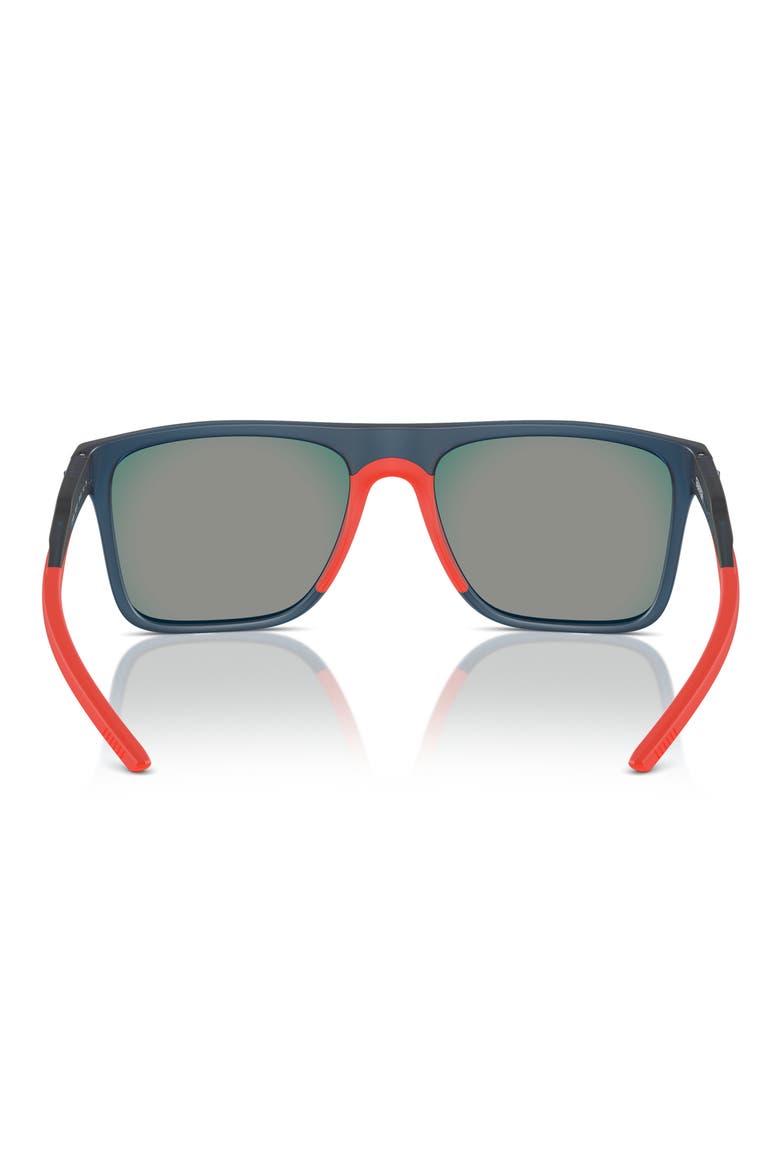 58mm Square Sunglasses, Alternate, color, OPAL BLUE