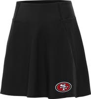 ANTIGUA Women's Antigua Black San Francisco 49ers Chip Skort