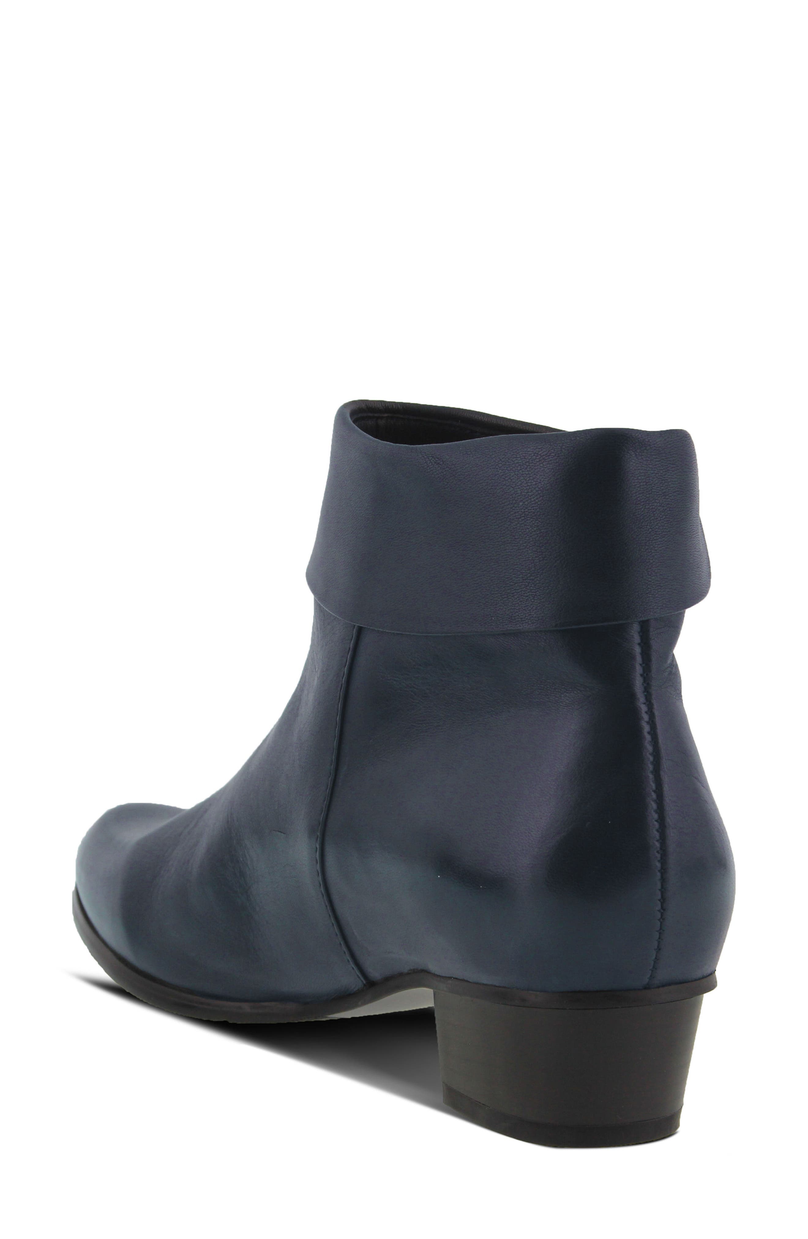 Stockholm Foldover Cuff Bootie, Alternate, color, NAVY