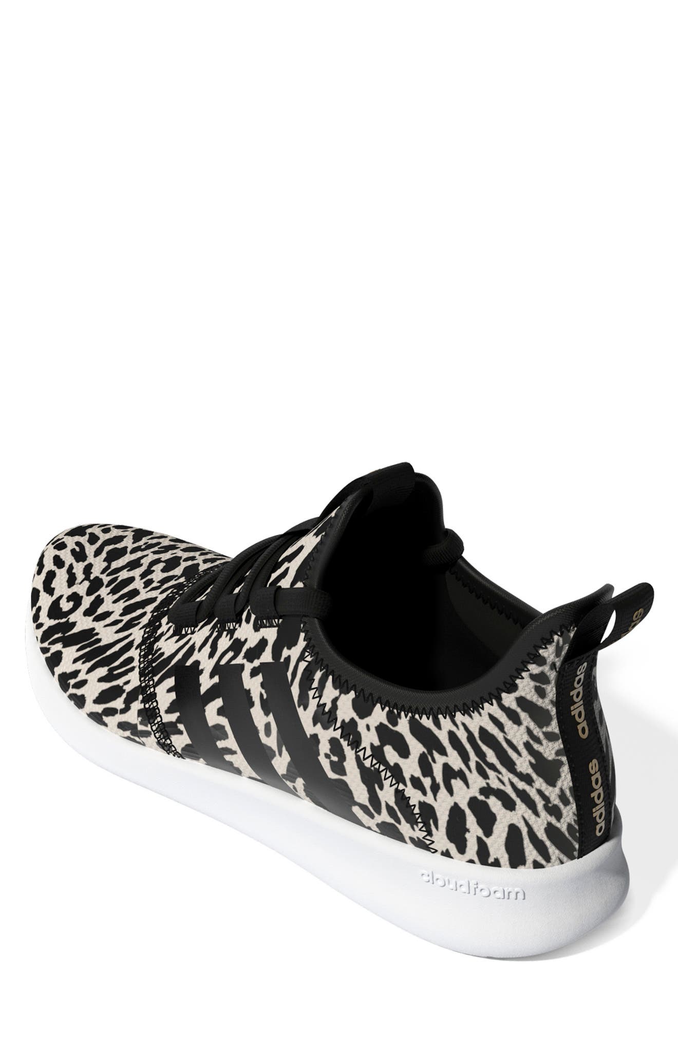 adidas Cloudfoam Pure 2.0 Sneaker, Alternate, color, Wonder White/Black/Beige