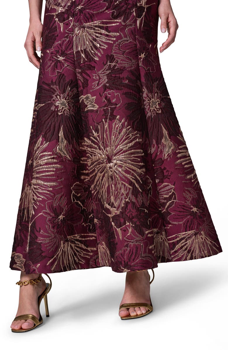 Donna Karan New York One-Shoulder Gown, Alternate, color, Prune Mult