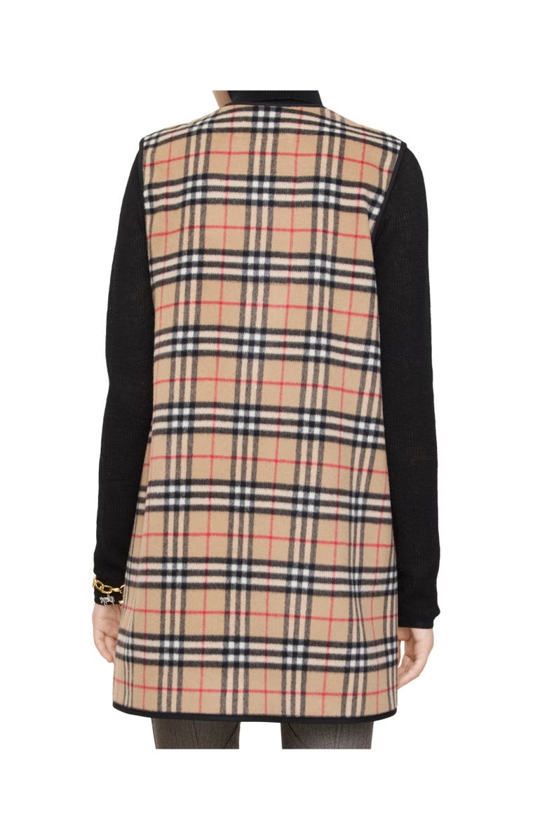Burberry Check Wool Cashmere Warmer, Alternate, color, Archive Beige