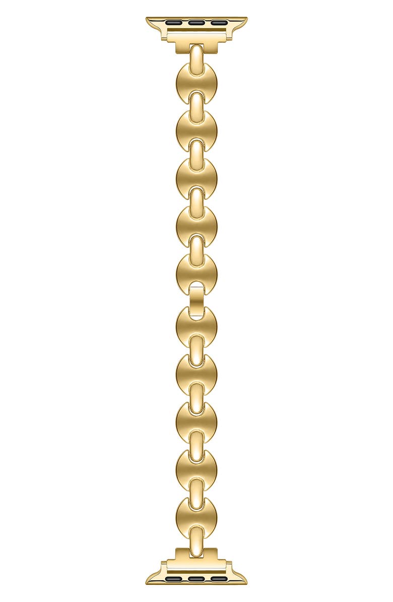 Posh Tech Sunny Apple Watch<sup>®</sup> Bracelet Watchband, Main, color, Gold