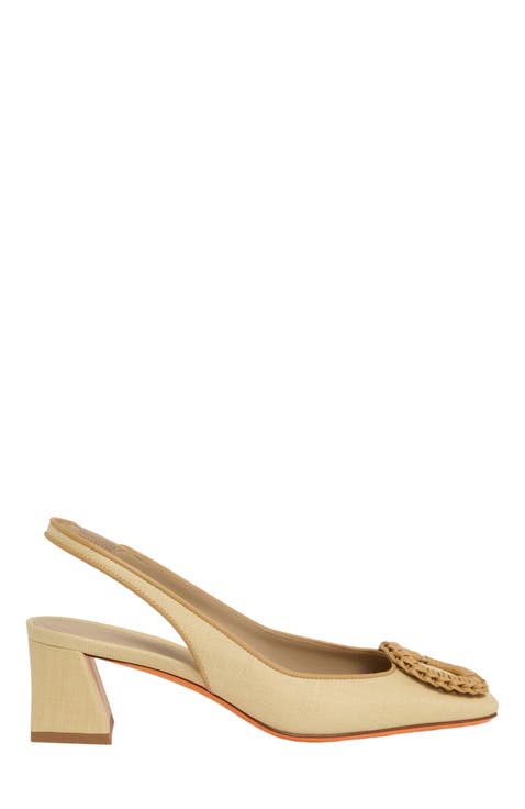 Women's mid-heel slingback