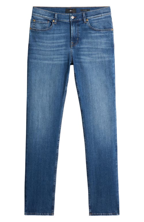 7 For All Mankind Slimmy Luxe Performance Slim Fit Jeans In Blue