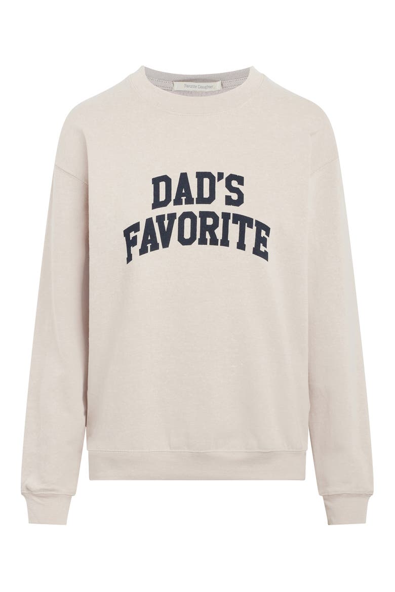 Dad's Favorite Sweatshirt, Alternate, color, HEATHER OATMEAL