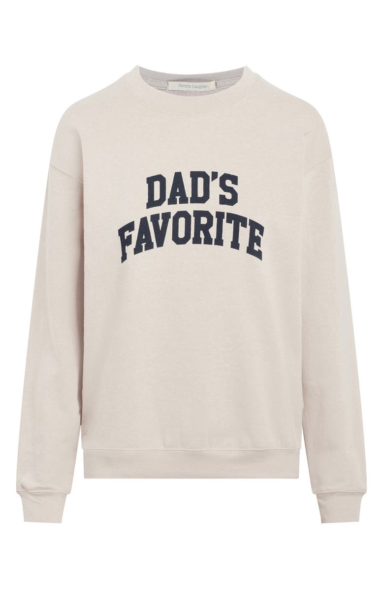 Favorite Daughter Dad's Favorite Sweatshirt, Alternate, color, Heather Oatmeal