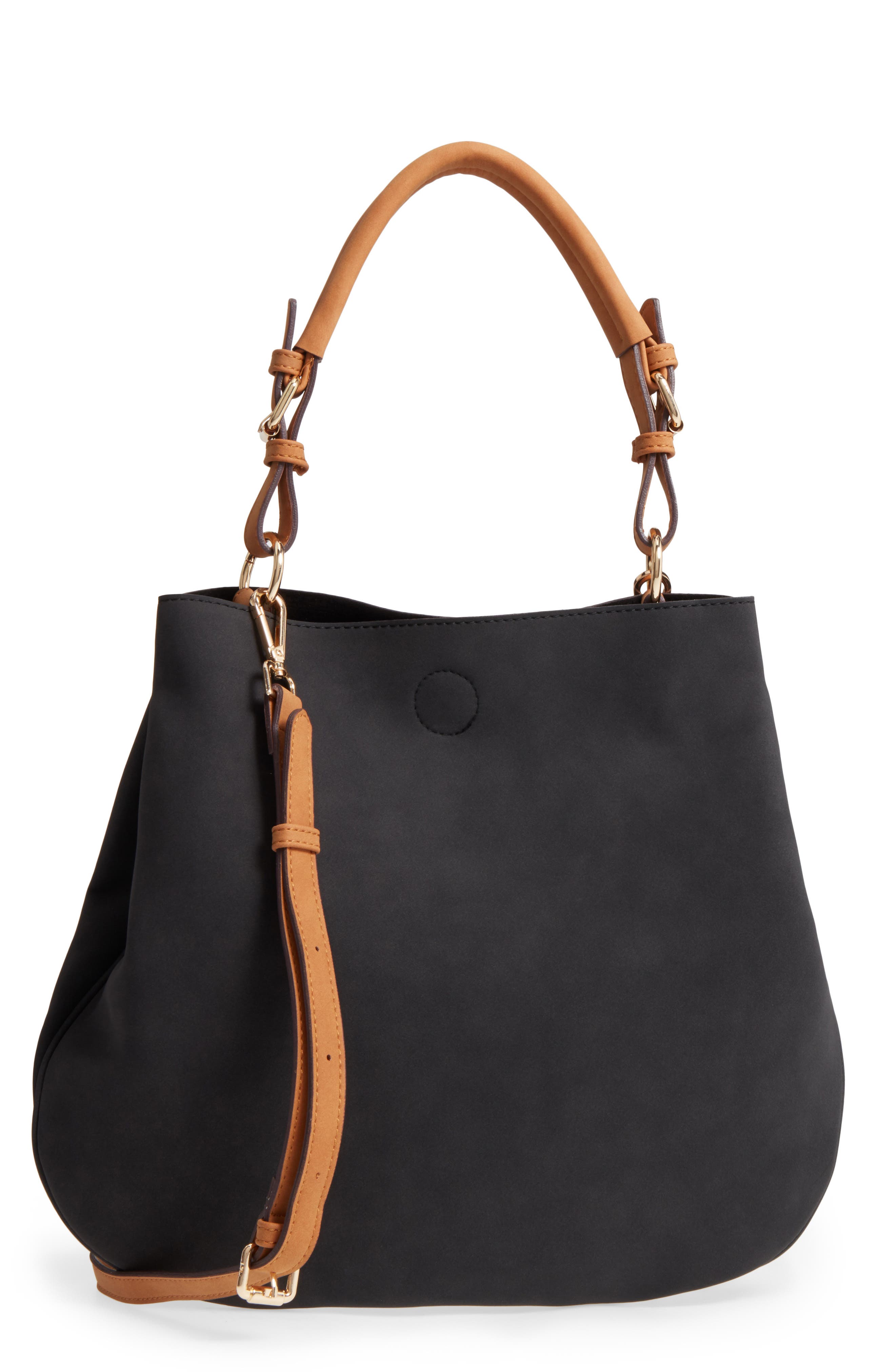 Sole Society Roman Faux Leather Slouchy Tote, Main, color, 
