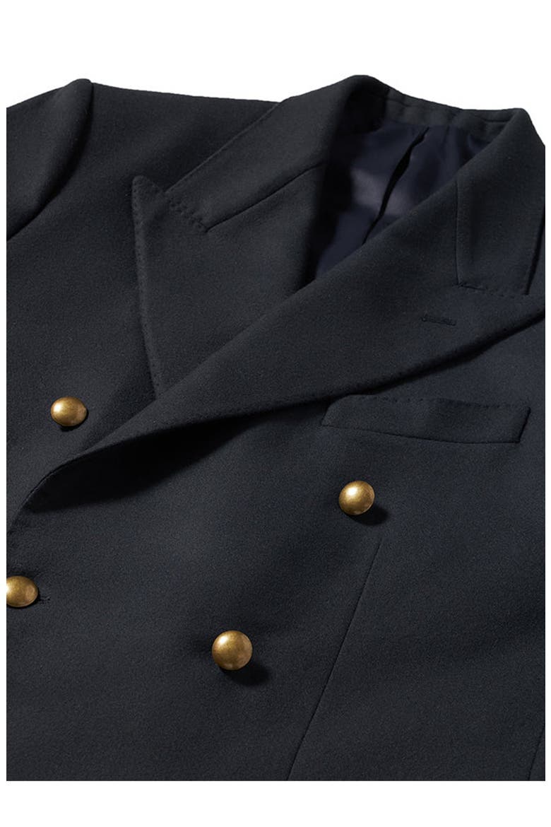 Double-Breasted Concord Wool Jacket, Alternate, color, BLUE