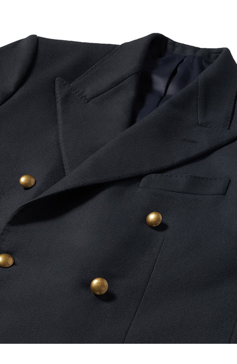 Fortela Double-Breasted Concord Wool Jacket, Alternate, color, Blue