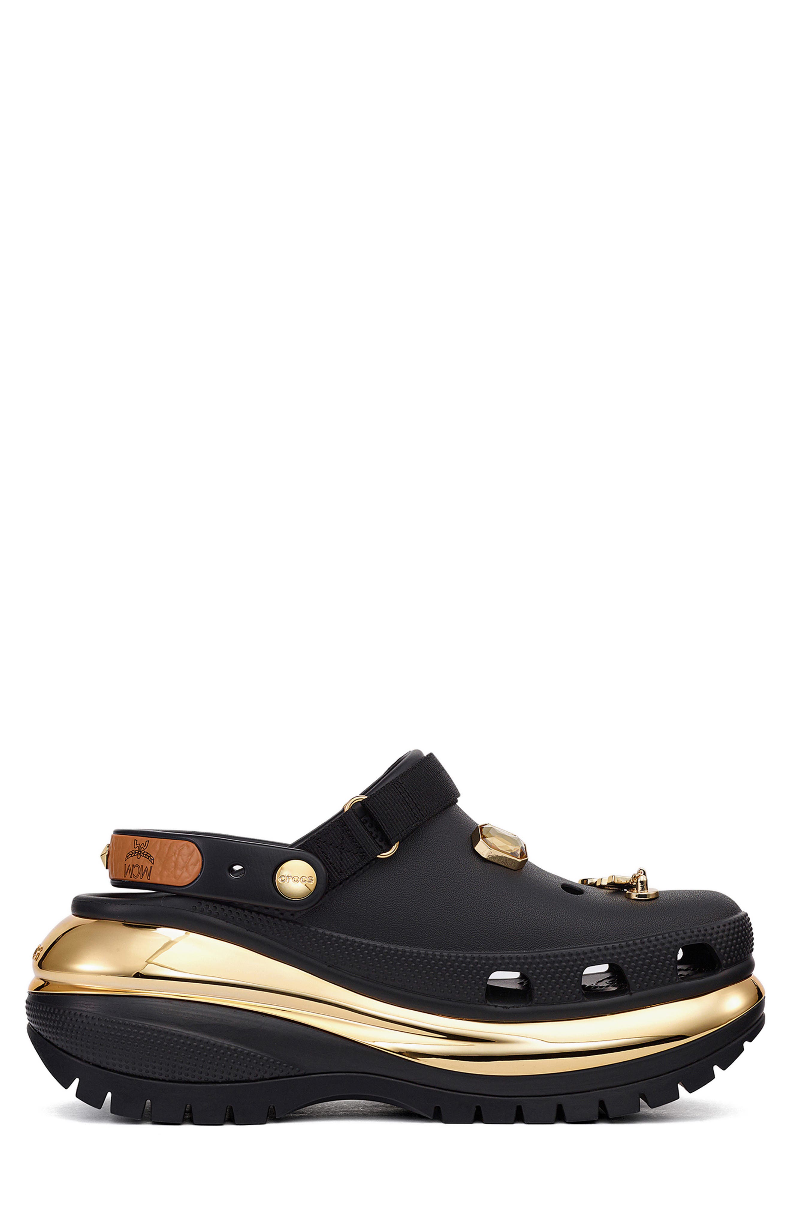 MCM CROCS x MCM Limited Edition Mega Crush Platform Clog, Alternate, color, 