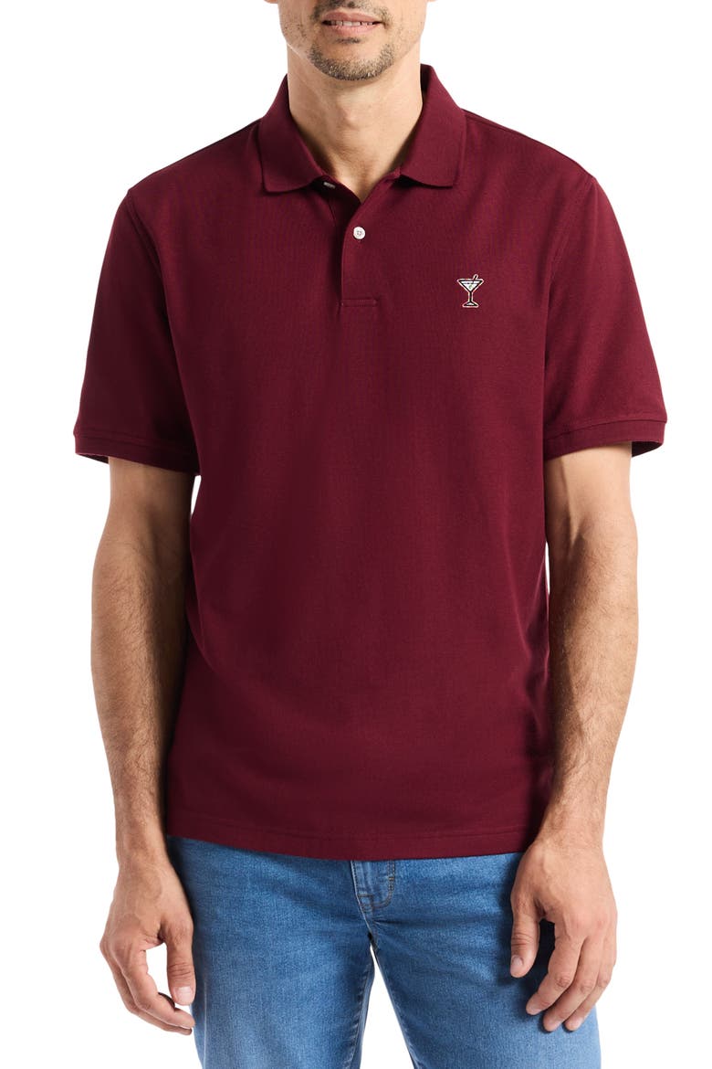 Belvar Knit Polo, Main, color, VELVET MAROON
