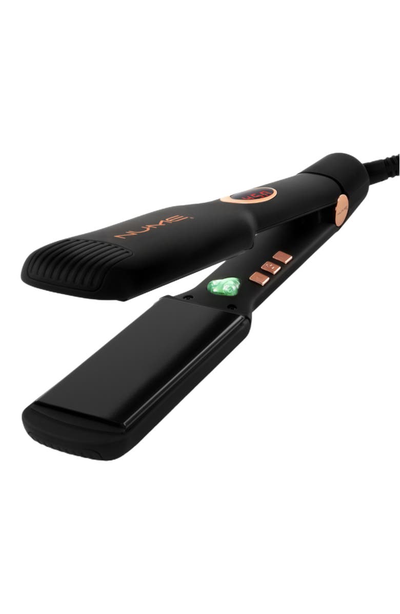 NUME Megastar X Flat Iron 1.75-inch Tourmaline Hair Straightener, Alternate, color, Black/ Rosegold
