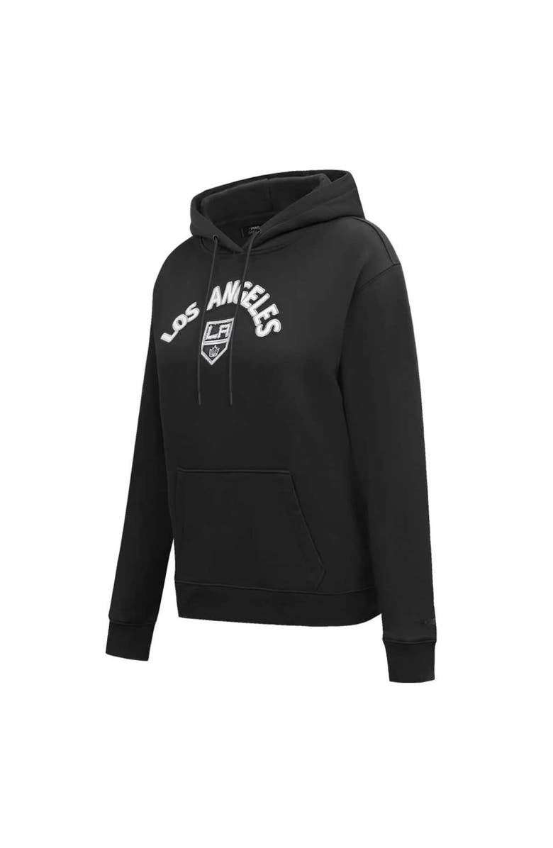 PRO STANDARD Women's Pro Standard Black Los Angeles Kings Classic Chenille Pullover Hoodie, Alternate, color, 