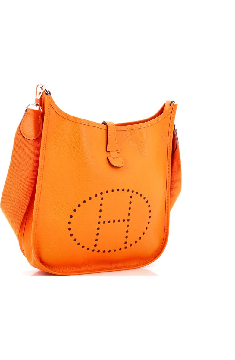 Pre-Owned Hermes Evelyne Bag Gen II Epsom PM, Alternate, color, Orange H