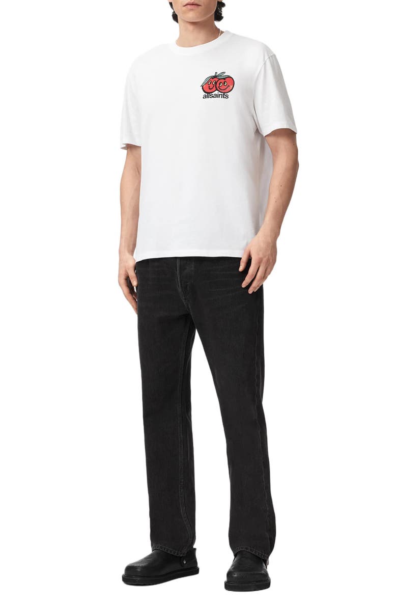 AllSaints Mutual Graphic T-Shirt, Alternate, color, Ashen White