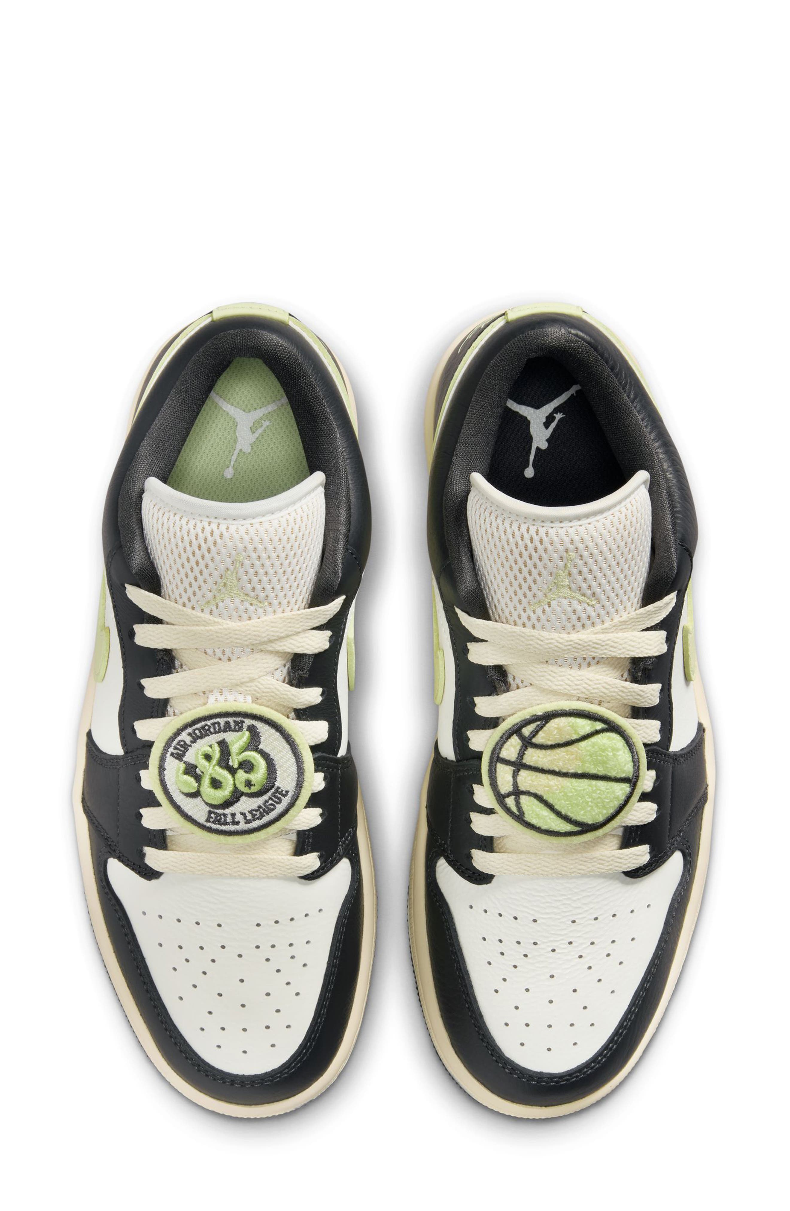 Jordan Nike Air Jordan 1 Low SE Sneaker, Alternate, color, 003 Anthra/Lmngrn