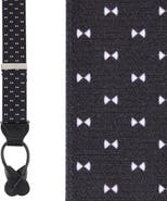 Trafalgar The Micro Bow Classic Elastic Button End Suspenders
