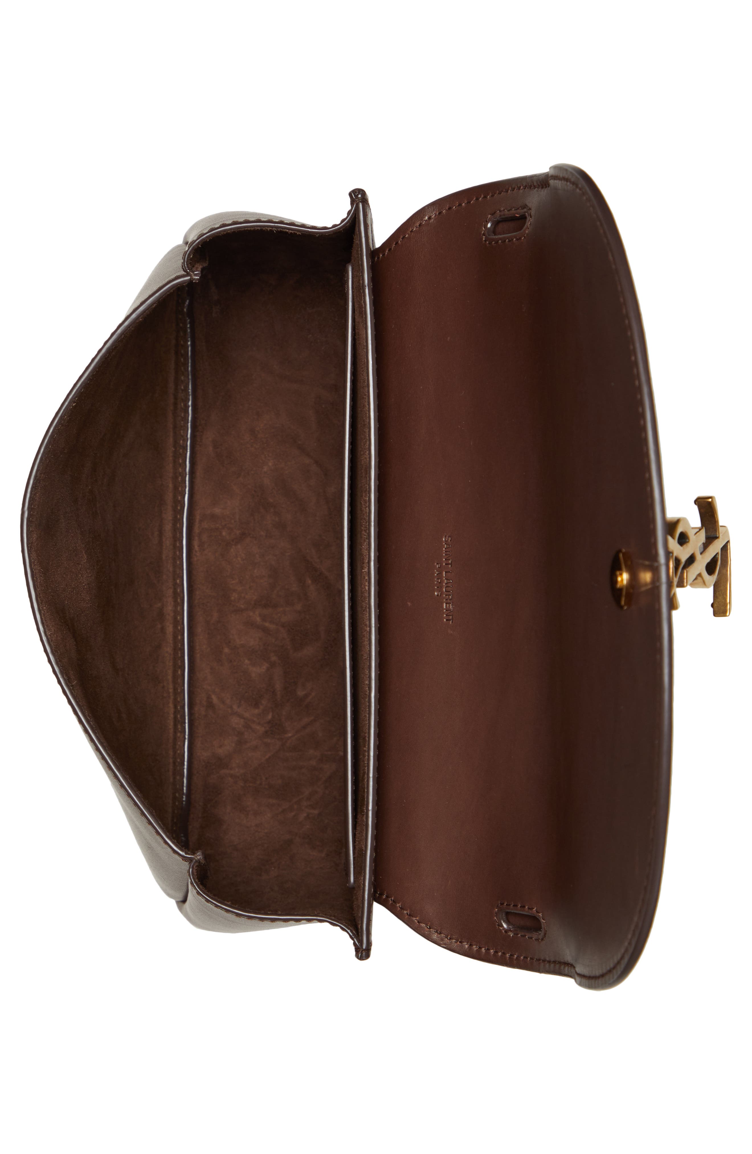 Saint Laurent Large Kaia Monogram Leather Crossbody Bag, Alternate, color, 