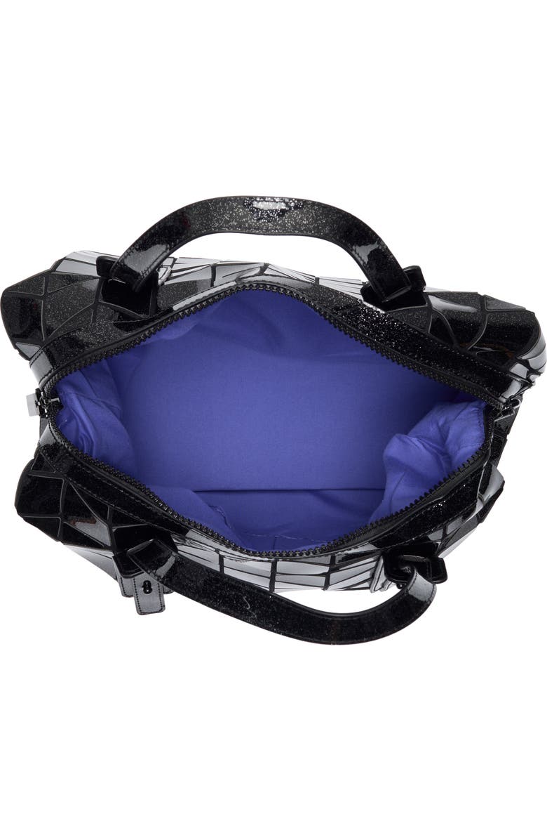 PATRIZIA LUCA Glitter Top Handle Bag, Alternate, color, Black Glitter