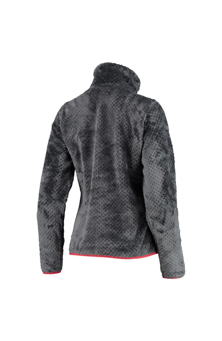 Columbia Women's Columbia Charcoal Ohio State Buckeyes Fireside II Sherpa Full-Zip Jacket, Alternate, color, 