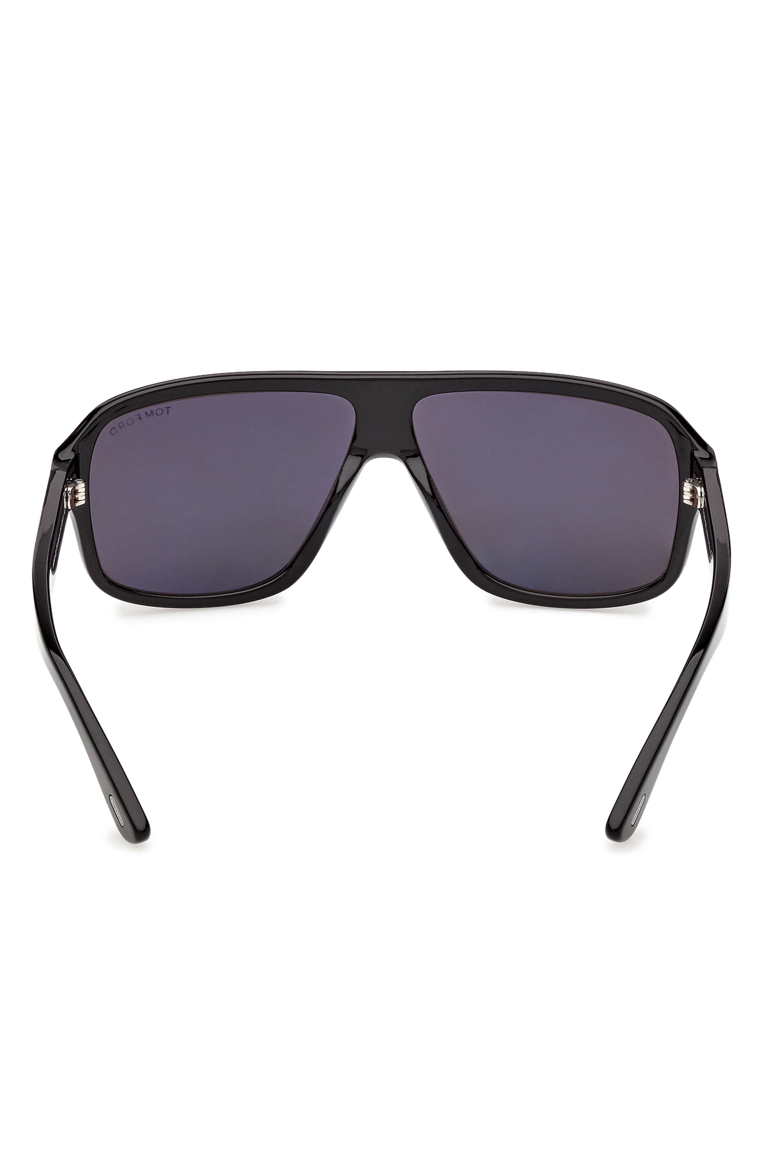 TOM FORD William 0-2 63mm Oversize Navigator Sunglasses (Men