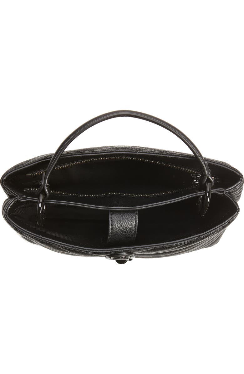 Rebecca Minkoff Edie Leather Top Handle Satchel, Alternate, color,