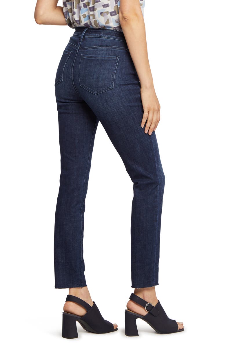 NYDJ Alina Fray Hem Ankle Skinny Jeans, Alternate, color, 