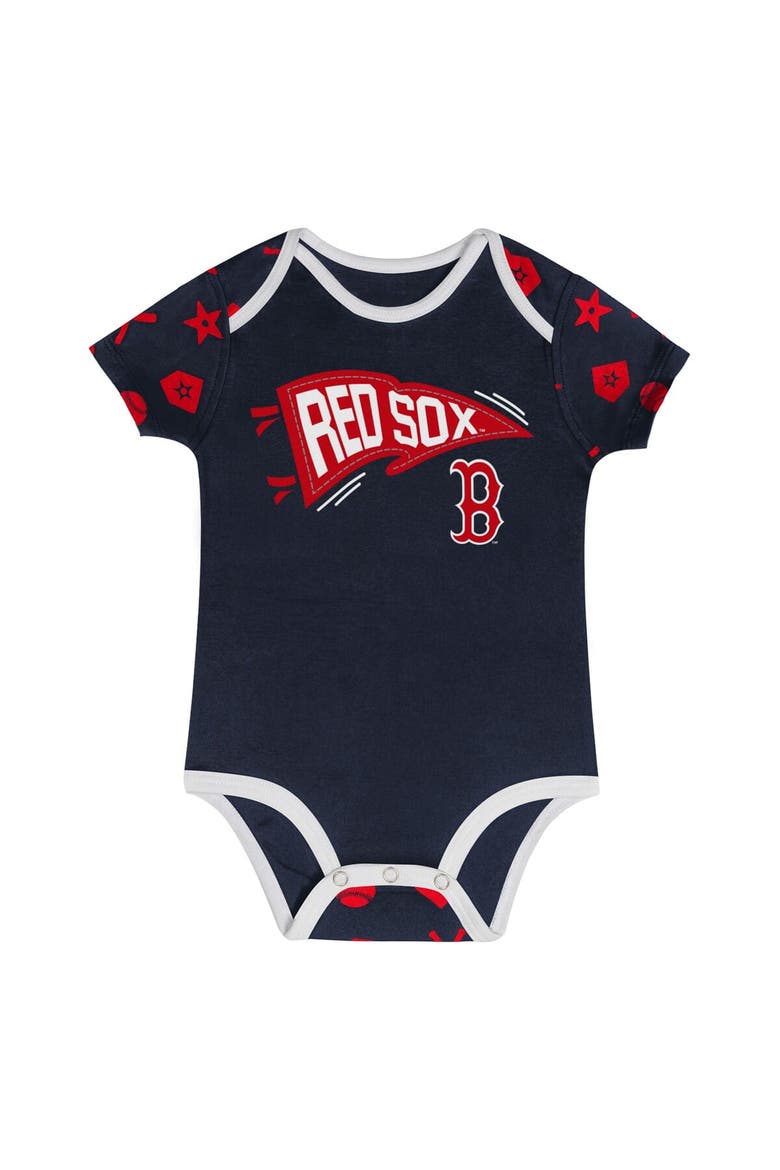 Infant  Navy Boston Red Sox On Deck 2-Piece Diaper Cover Set, Alternate, color, Navy