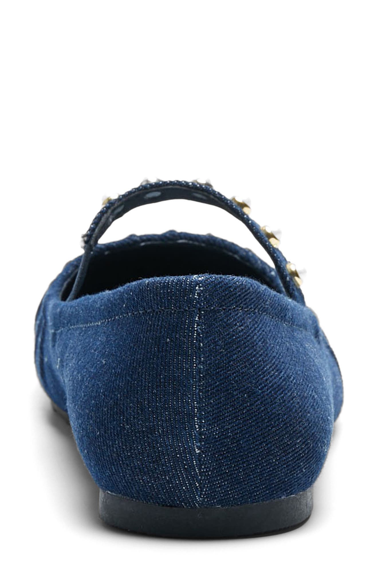 Reaction Kenneth Cole Eimar Imitation Pearl Mary Jane Flat, Alternate, color, 