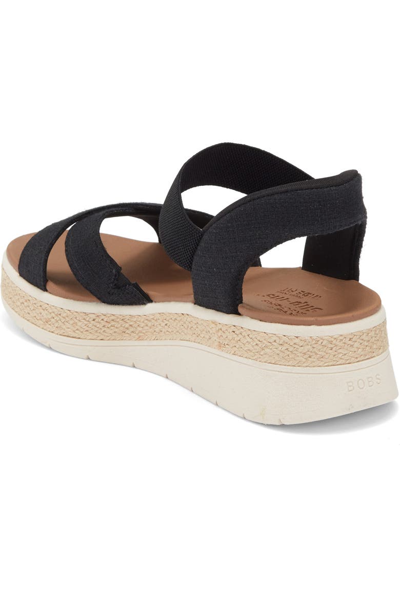 SKECHERS Slip-ins<sup>®</sup> BOBS<sup>®</sup> Slip-On Sandal, Alternate, color, Black